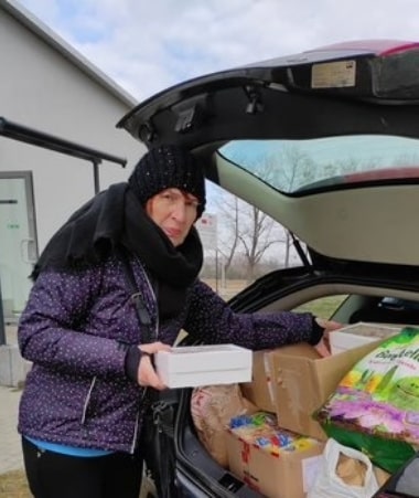 Wolontariuszka Szlachetnej Paczki Pani Danuta