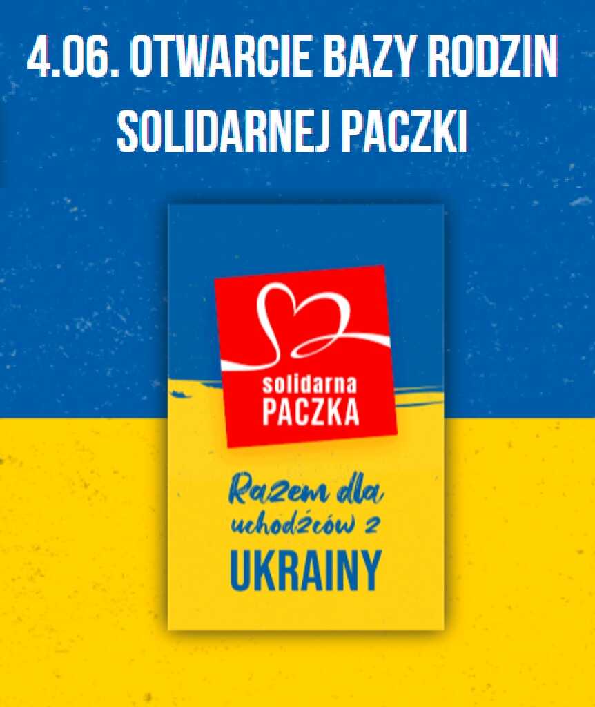 Otwarcie bazy rodzin Solidarnej Paczki Razem dla Uchodźców z Ukrainy
