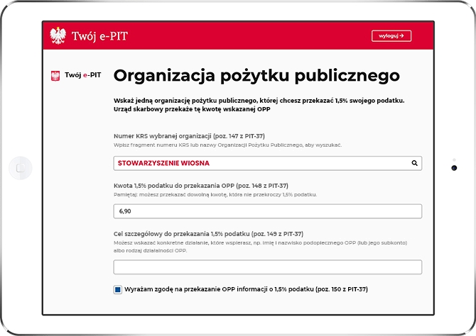 TWÓJ E-PIT OD MINISTERSTWA FINANSÓW